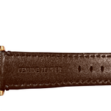 Aquacy Bronze CuSn8 Series Automatic Men's 200m Watch 44mm Black/Brown Dial Brown Strap