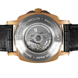 Aquacy Bronze CuSn8 Series Automatic Men's 200m Watch 44mm Black/Brown Dial