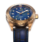 Lapis Lazuli Watch Front Angle View Picture