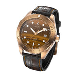 TIGERS EYE STONE Watch Frontal Slight Angle View Picture
