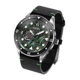 Aquacy Automatic Abalone Watch Front Picture Slight Left Slant View