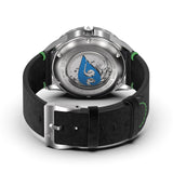 Aquacy Automatic Abalone Watch Caseback and Leather Strap