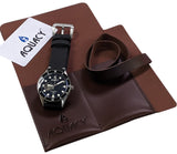 Aquacy Automatic Black Mother of Pearl Dial Watch With Packaging