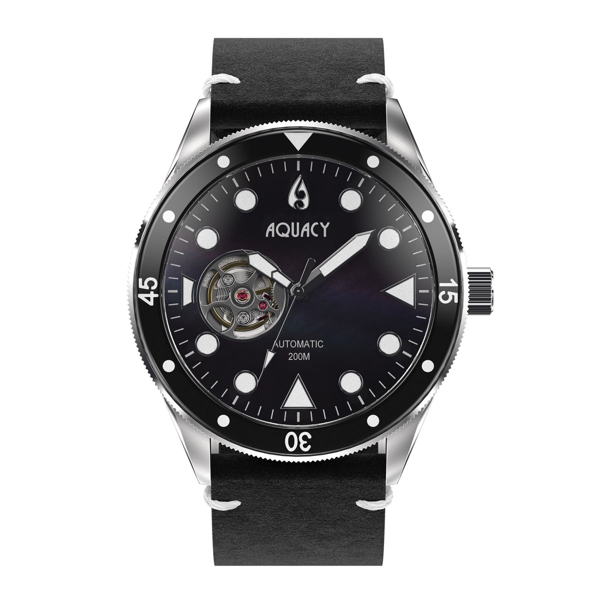 Aquacy Japan Automatic SII NH38 With 24 Jewels CD.38.BKMOP