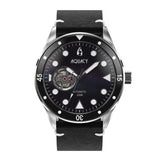 Aquacy Hei Matau Cave Diver Open Heart Men's Automatic 200M Black Mother of Pearl Dive Watch