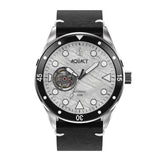 Aquacy Hei Matau Cave Diver Open Heart Men's Automatic 200M White of Pearl Dive Watch