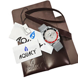 Aquacy Seiko Movement Watch Red And Black With Packaging