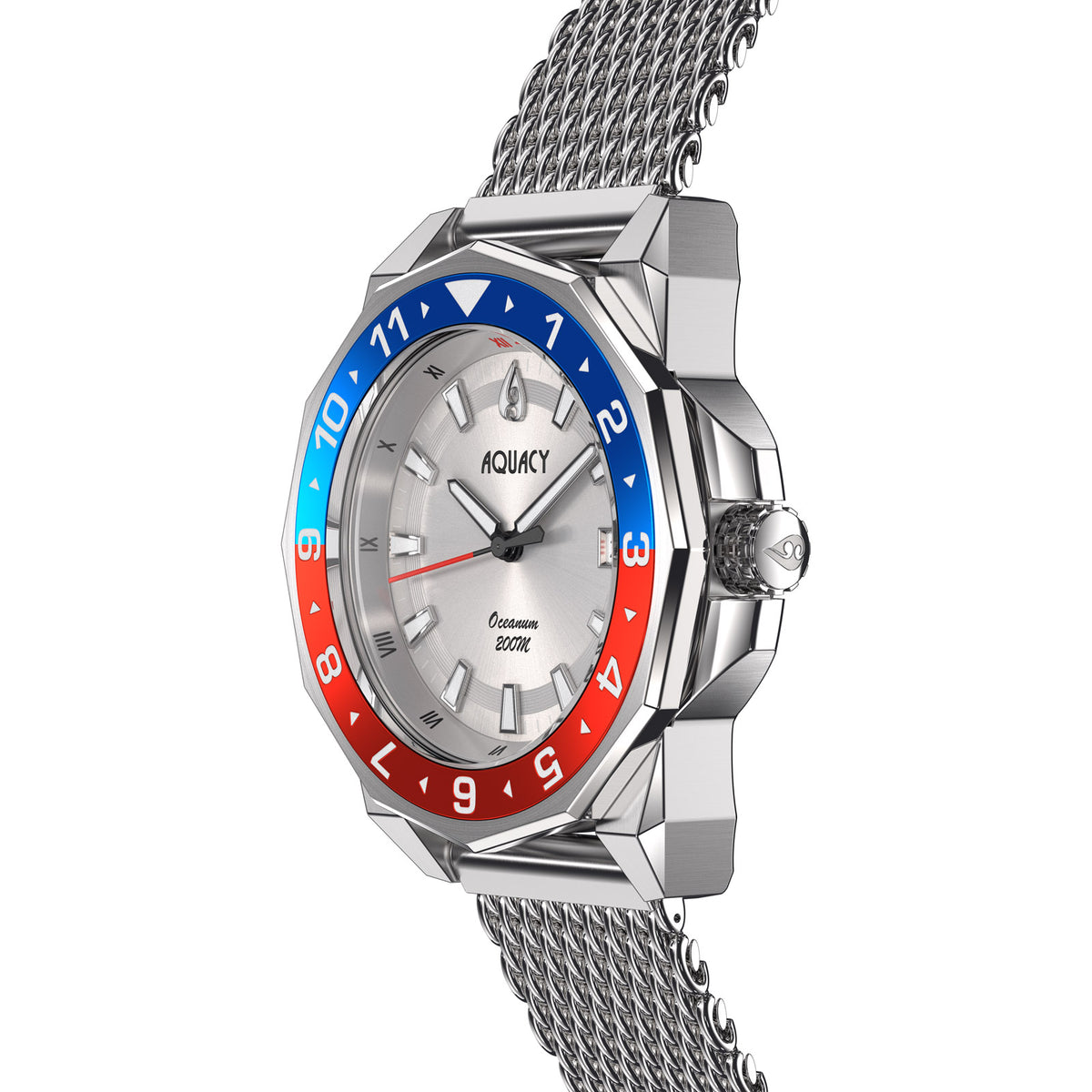 Aquacy Japan Automatic SII NH35 With 24 Jewels ON.SL.BL.RD