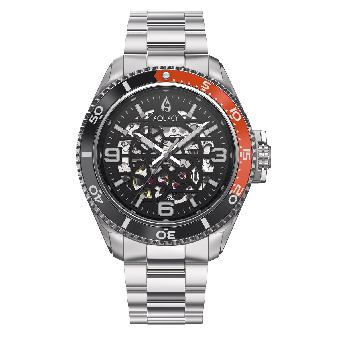 Aquacy Japan Miyota Automatic Skeleton Watch Miyota Japan 8N24