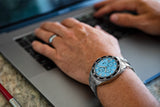Aquacy Automatic Chronograph Watch Mint On Wrist Computer