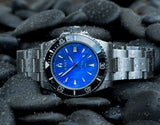 Aquacy 1769 Hei Matau Men's Automatic 300M Blue Diver MOP Watch 1769.BLMP.B.S - 2