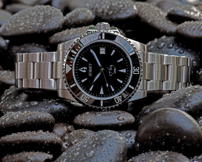 Aquacy Automatic 2824 Black Dive Watches Online