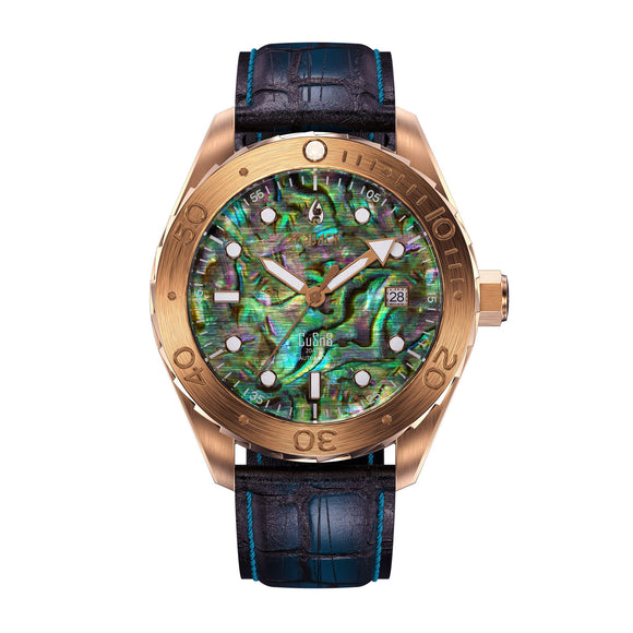 Abalone Watch Frontal View Picture
