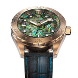 Abalone Watch Front Angle View Picture