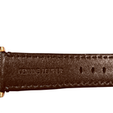 Aquacy Bronze CuSn8 Series Automatic Men's 200m Watch 44mm Black/Gray Dial Brown Strap