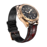 Marble Dial Watch With red Strap View Picture