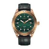 Malachite Watch Frontal View Picture