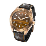 TIGERS EYE STONE Watch Frontal Slight Angle View Picture