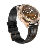  TIGERS EYE STONE Watch With brown Strap View Picture