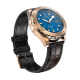 Turquoise Watch With brown Strap View Picture