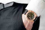 Aquacy Bronze CuSn8 Series Automatic Men's 200m Watch 44mm Olive Drab Green Dial