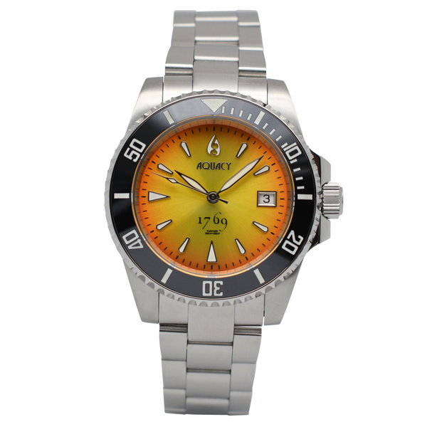 Aquacy Automatic Miyota 9015 1769.OY.B.S Vintage Orange