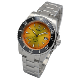 Aquacy 1769 Hei Matau Men's Automatic 300M Vintage Orange/Yellow Dive Watch Miyota 9015 1769.OY.B.S - 1