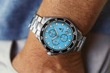 Aquacy Automatic Chronograph Watch Mint On Wrist